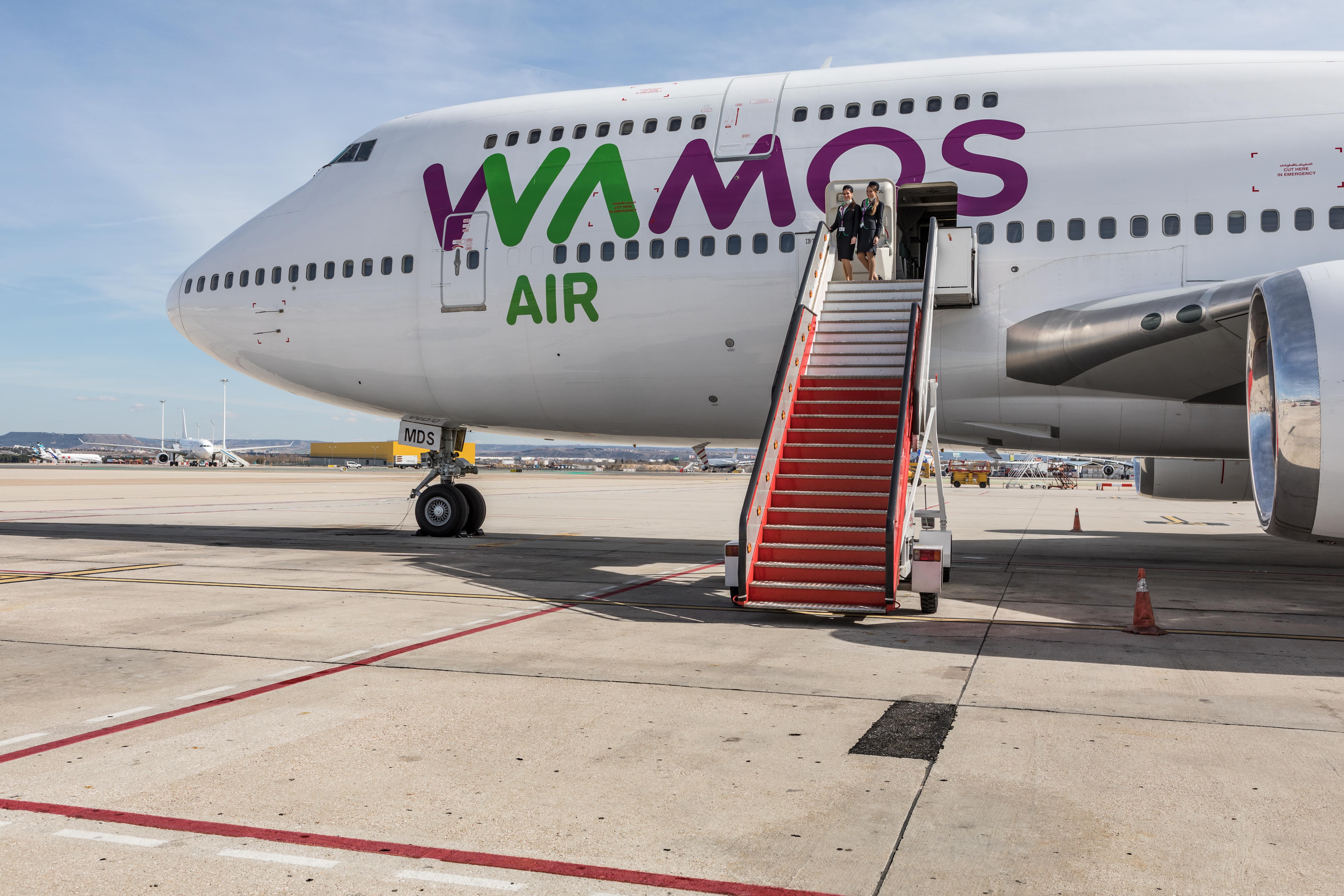 Información que Wamos Air suministra a sus pasajeros